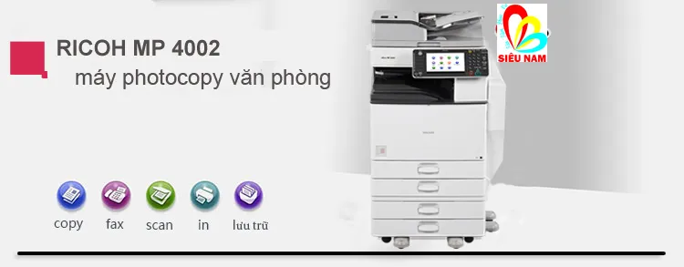 Giới Thiệu Máy Photocopy Ricoh MP 4002