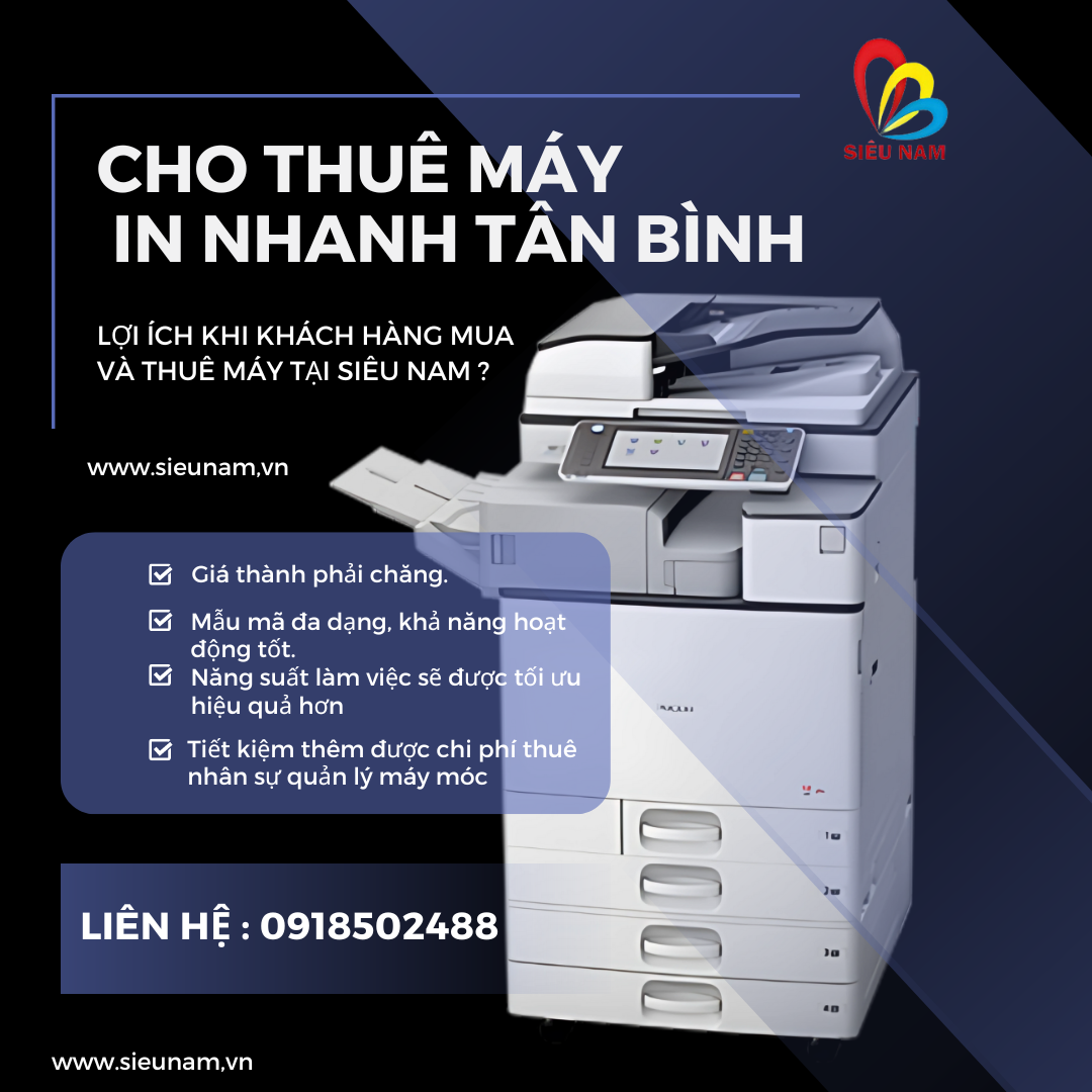 Thuê Máy In Công Nghiệp Tại Tân Bình