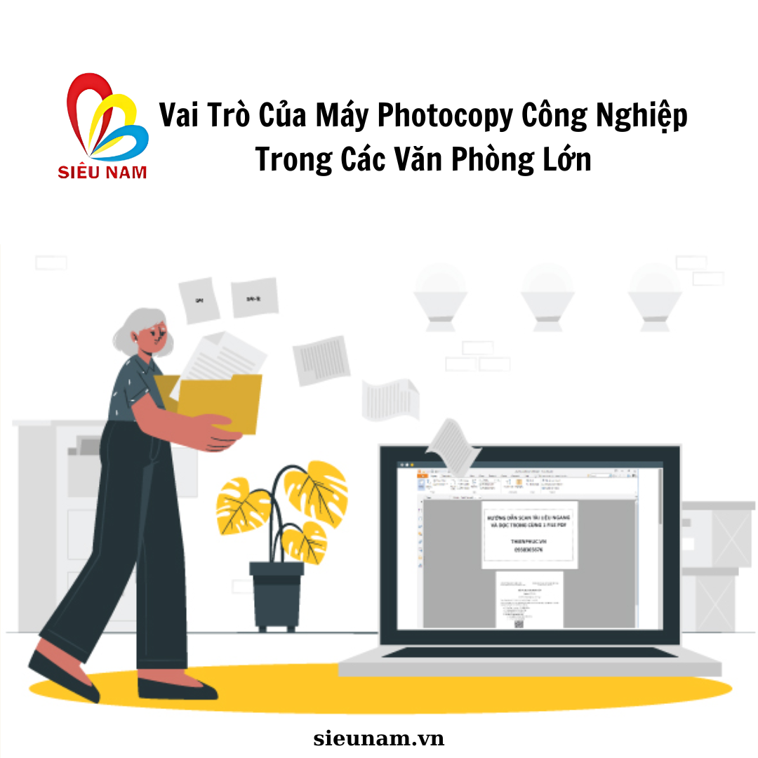 Vai Trò Của Máy Photocopy Công Nghiệp Trong Các Văn Phòng Lớn
